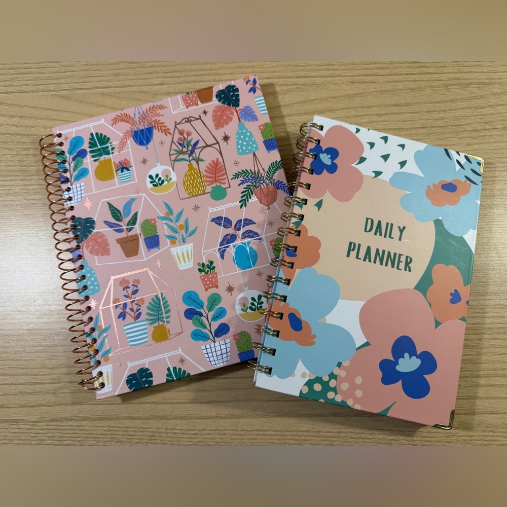 Colorful Floral and Botanical Notebooks